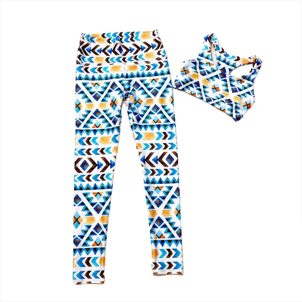 Pineapple Clothing Workout Set Ethno Chic print